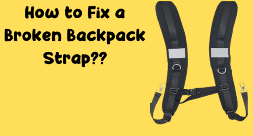 How to fix a broken backpack strap