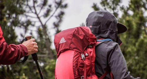 How to attach trekking pole to backpack