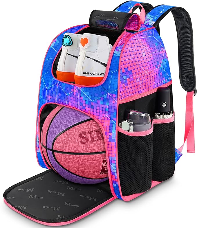 MATEIN Basketball Bag: Vibrant Style, Ultimate Utility